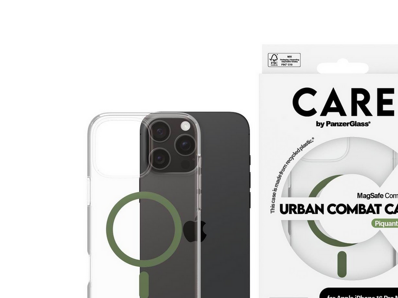 CARE by PanzerGlass Case Flagship Green MagSafe iPhone 16 Pro Max