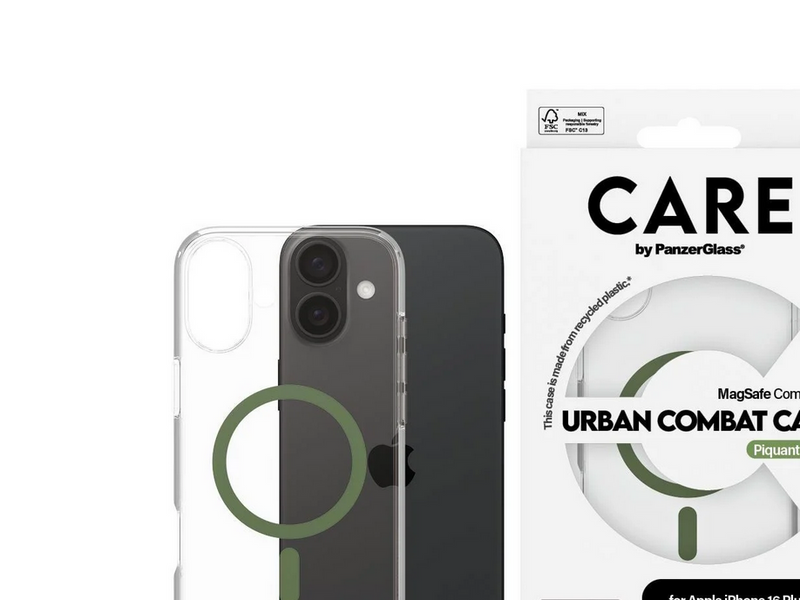 CARE by PanzerGlass Case Flagship Green MagSafe iPhone 16 Plus