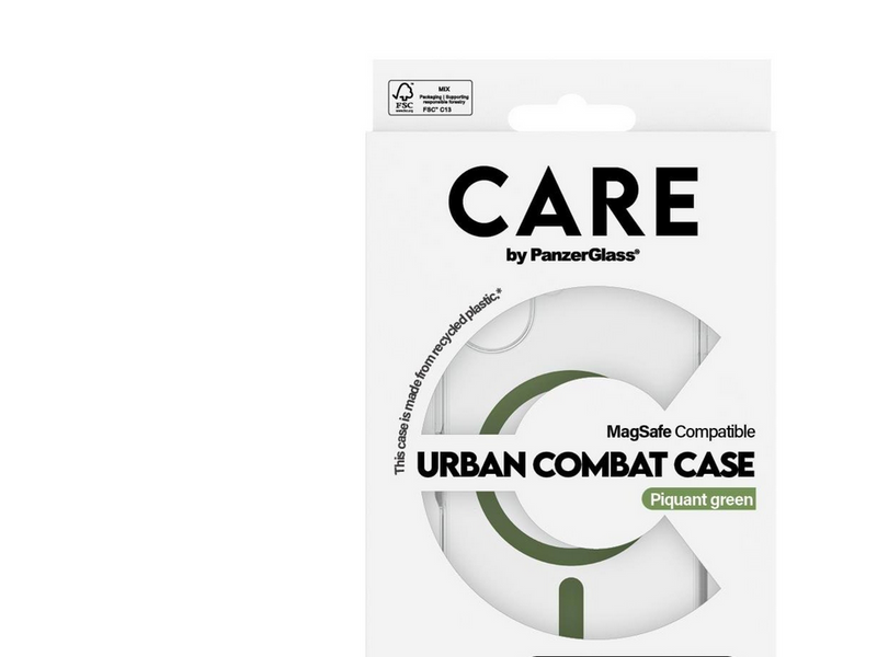 CARE by PanzerGlass Case Flagship Green MagSafe iPhone 16