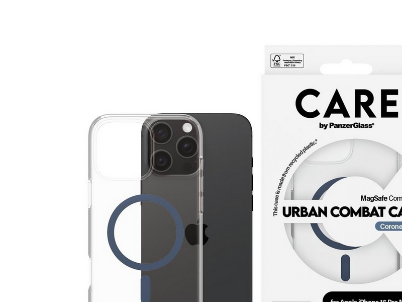 CARE by PanzerGlass Case Flagship Blue MagSafe iPhone 16 Pro Max
