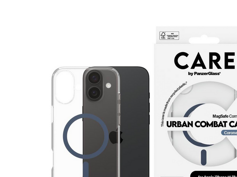 CARE by PanzerGlass Case Flagship Blue MagSafe iPhone 16 Plus
