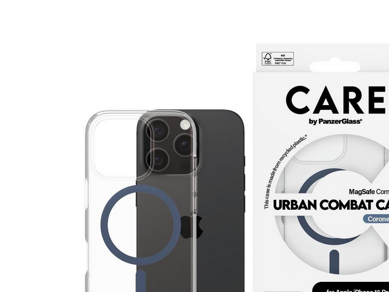 CARE by PanzerGlass Case Flagship Blue MagSafe iPhone 16 Pro