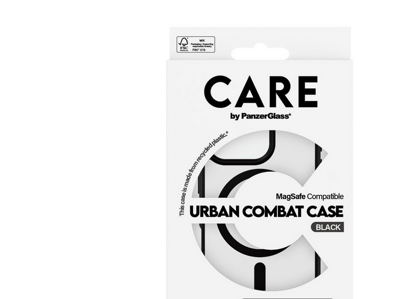 CARE by PanzerGlass Case Flagship Urban Combat Black MagSafe iPhone 16 Pro