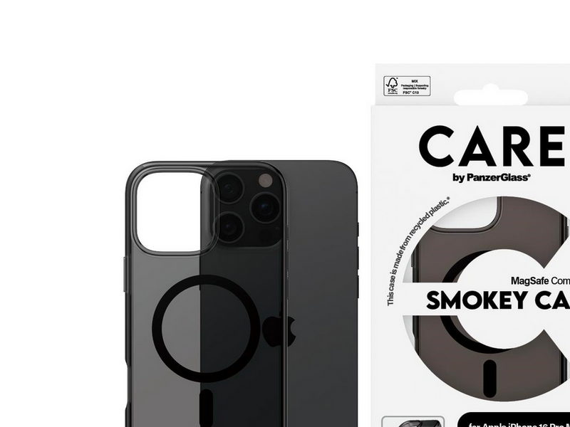 CARE by PanzerGlass Case Flagship Smokey with MagSafe iPhone 16 Pro Max