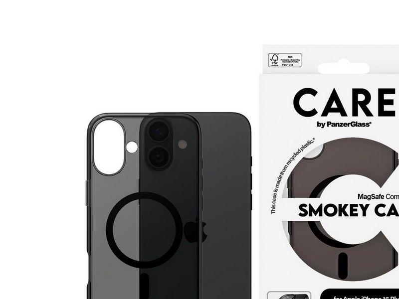 CARE by PanzerGlass Case Flagship Smokey with MagSafe iPhone 16 Plus