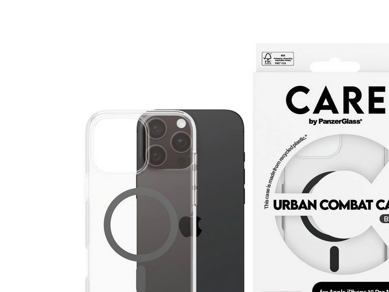 CARE by PanzerGlass Case Flagship Black MagSafe iPhone 16 Pro Max