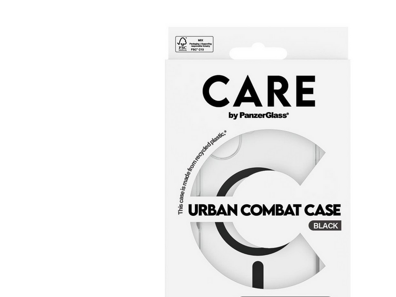 CARE by PanzerGlass Case Flagship Black MagSafe iPhone 16