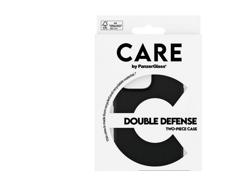 CARE by PanzerGlass Case Feature Double Defence Black iPhone 16 Pro Max