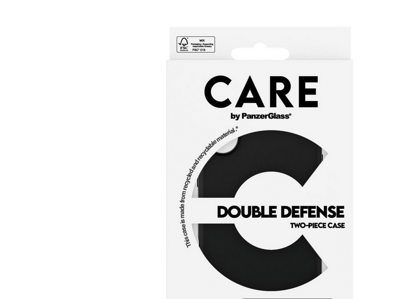 CARE by PanzerGlass Case Feature Double Defence Black iPhone 16 Plus