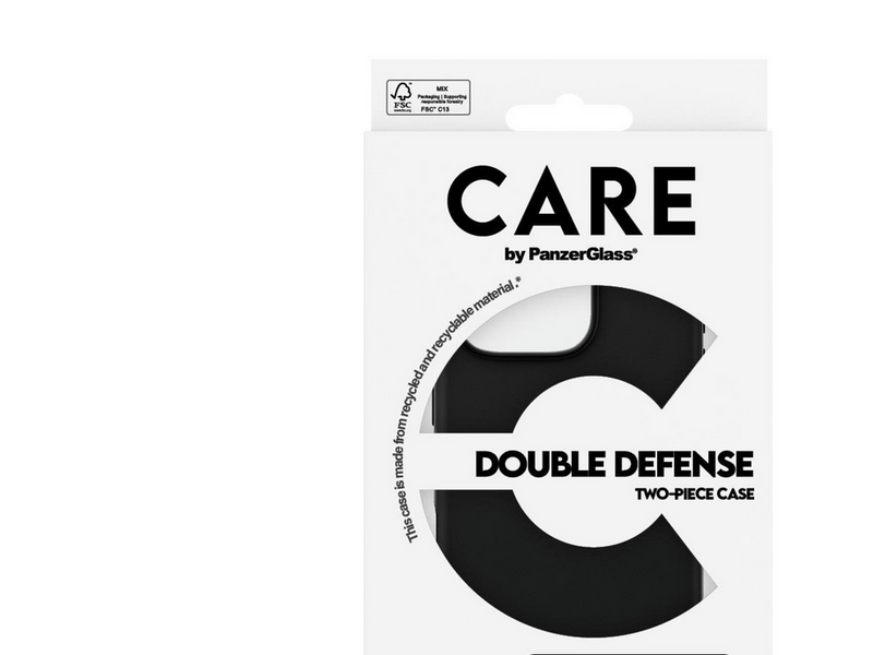 CARE by PanzerGlass Case Feature Double Defence Black iPhone 16 Pro