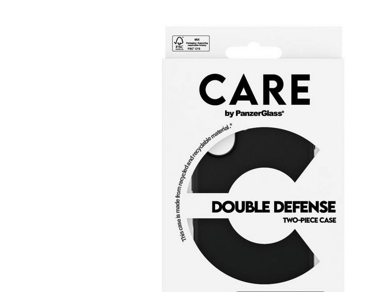 CARE by PanzerGlass Case Feature Double Defence Black iPhone 16