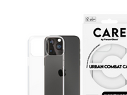 CARE by PanzerGlass Flagship Case Transparent Urban Combat w. Clear Frame iPhone 15 Pro Max