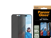 PanzerGlass Privacy Screen Protector iPhone 16 Pro | Ultra-Wide Fit