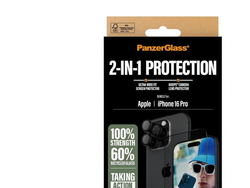 PanzerGlass 2-in-1 Bundle iPhone 16 Pro