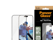 PanzerGlass Screen Protector iPhone 16 Pro Max | Ultra-Wide Fit