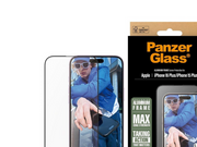PanzerGlass Screen Protector Aluminum Frame iPhone 16 Plus | Ultra-Wide Fit