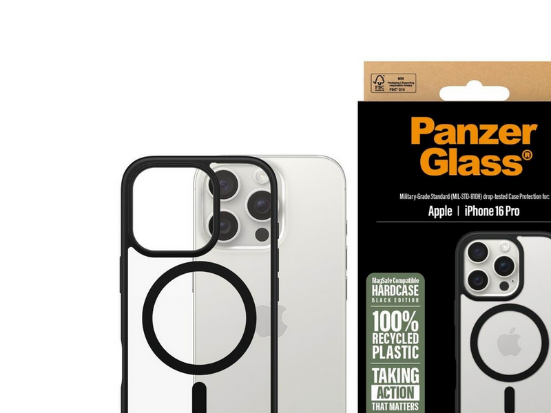PanzerGlass HardCase Black MagSafe iPhone 16 Pro