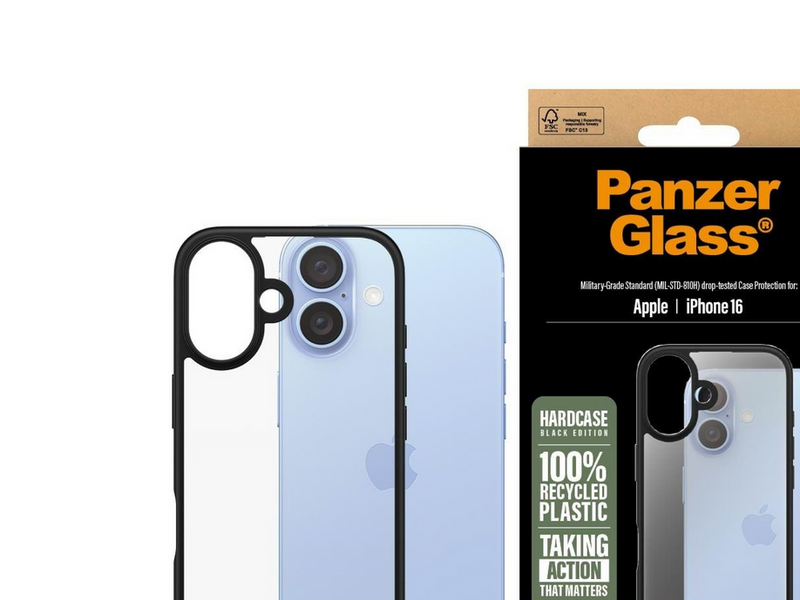 PanzerGlass HardCase Black iPhone 16