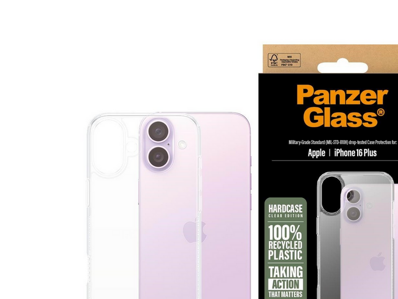 PanzerGlass HardCase Transparent iPhone 16 Plus