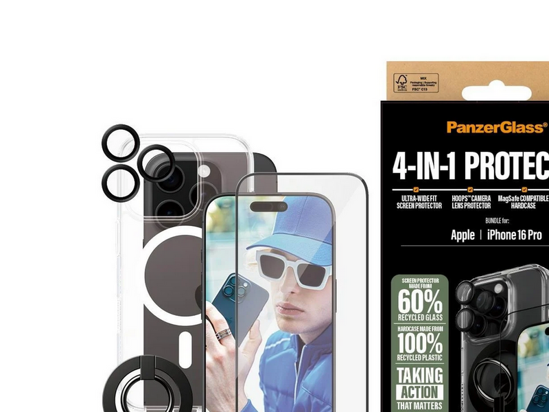 PanzerGlass 4-in-1 Protection Bundle iPhone 16 Pro