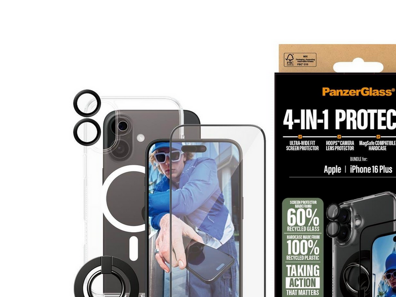 PanzerGlass 4-in-1 Protection Bundle iPhone 16 Plus