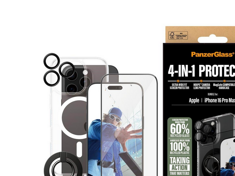 PanzerGlass 4-in-1 Protection Bundle iPhone 16 Pro Max