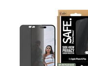 SAFE by PanzerGlass Privacy Screen Protector iPhone 16 Plus | Ultra-Wide Fit