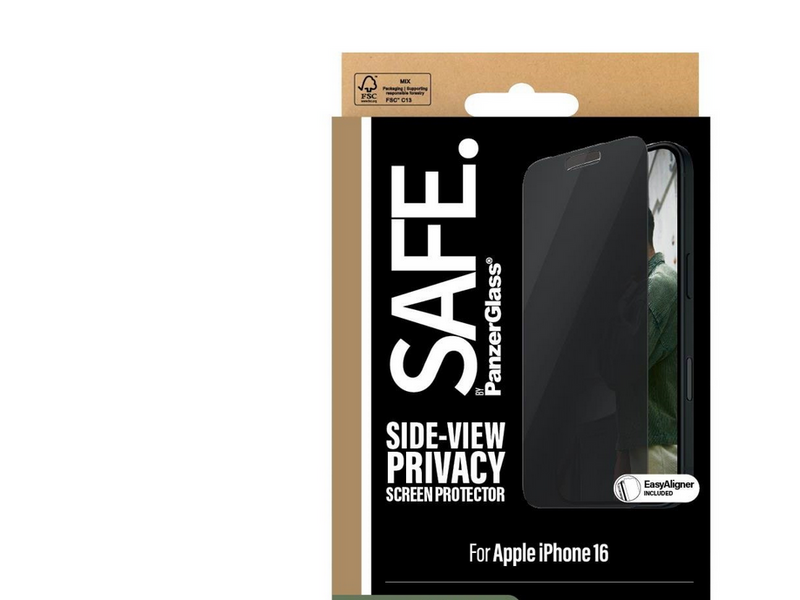 SAFE by PanzerGlass Privacy Screen Protector iPhone 16 | Ultra-Wide Fit