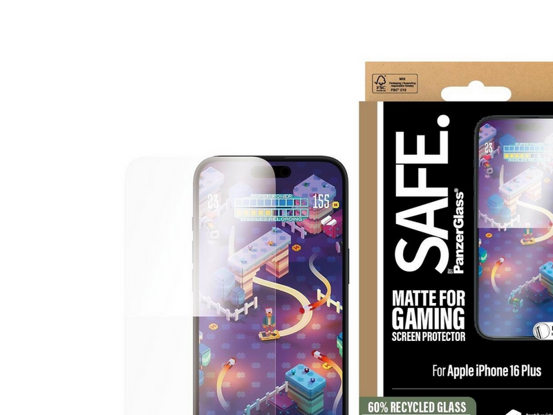 SAFE by PanzerGlass Gaming Screen Protector iPhone 16 Plus | Ultra-Wide Fit