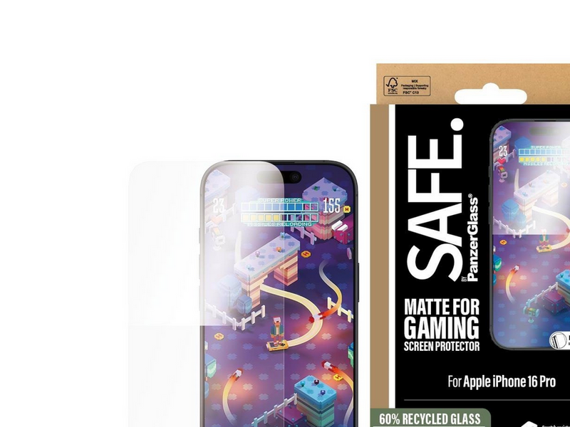 SAFE by PanzerGlass Gaming Screen Protector iPhone 16 Pro | Ultra-Wide Fit