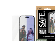 SAFE by PanzerGlass EyeCare Screen Protector iPhone 16 Plus | Ultra-Wide Fit