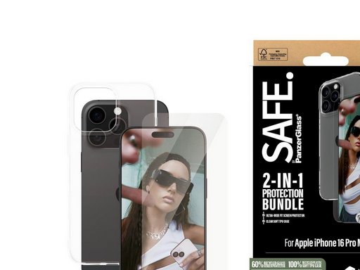 SAFE by PanzerGlass 2-in-1 Protection Bundle iPhone 16 Pro Max