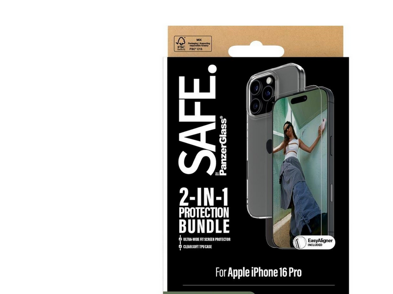 SAFE by PanzerGlass 2-in-1 Protection Bundle iPhone 16 Pro