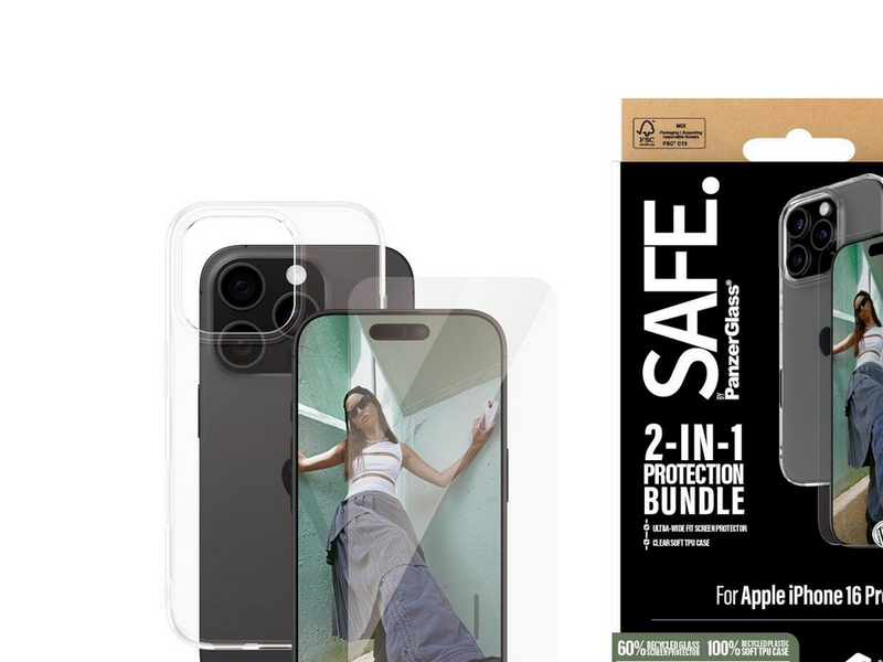 SAFE by PanzerGlass 2-in-1 Protection Bundle iPhone 16 Pro