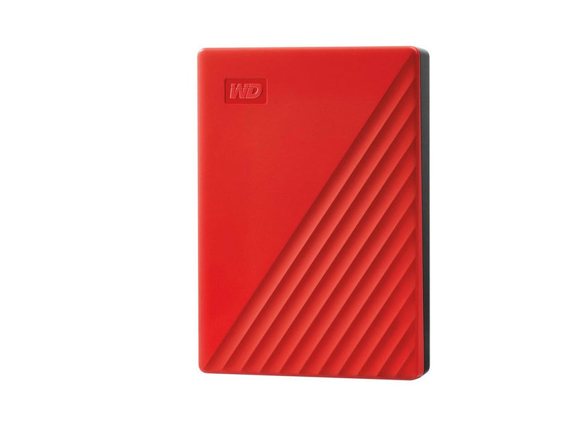WD My Passport - Extern Festplatte - 4TB - Rot