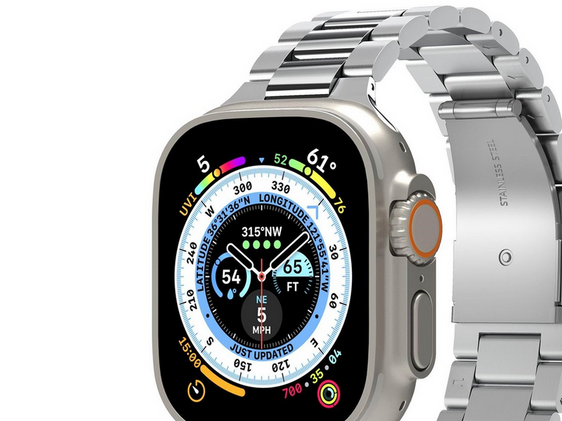 Spigen Modern Fit 316L Band - silver - Apple Watch 49mm/46mm/45mm/44mm