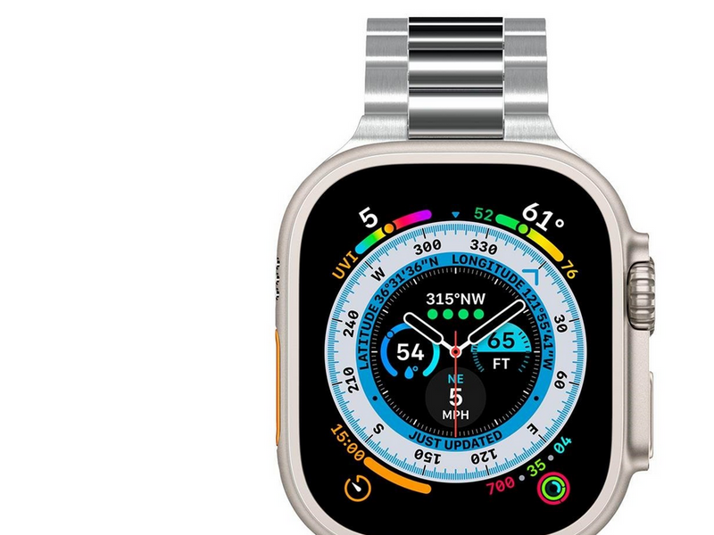 Spigen Modern Fit 316L Band - silver - Apple Watch 49mm/46mm/45mm/44mm