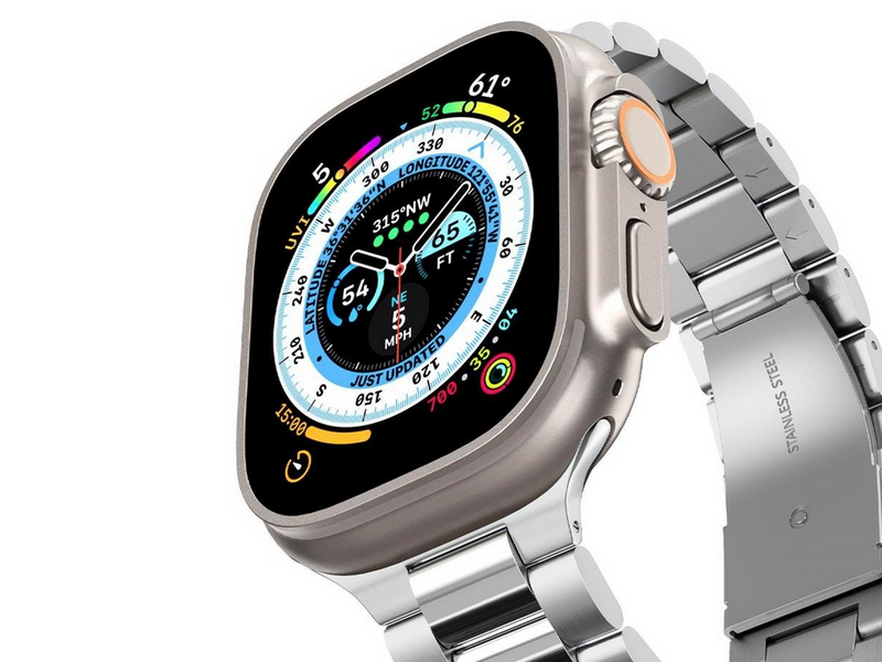 Spigen Modern Fit 316L Band - silver - Apple Watch 49mm/46mm/45mm/44mm