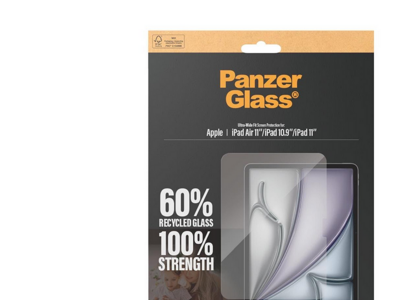 PanzerGlass Screen Protector iPad Air 11'' (2024-2026) | iPad 11'' (2025-2026) | iPad 10.9'' (2022) | Ultra-Wide Fit