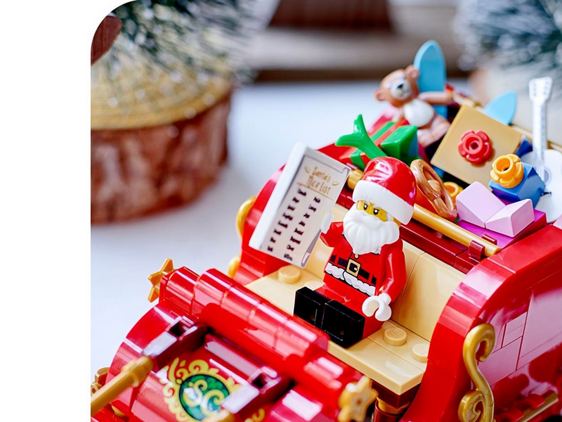 LEGO 40499 Schlitten des Weihnachtsmanns