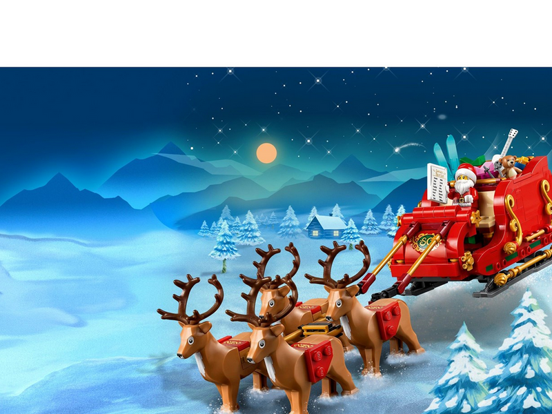 LEGO 40499 Schlitten des Weihnachtsmanns