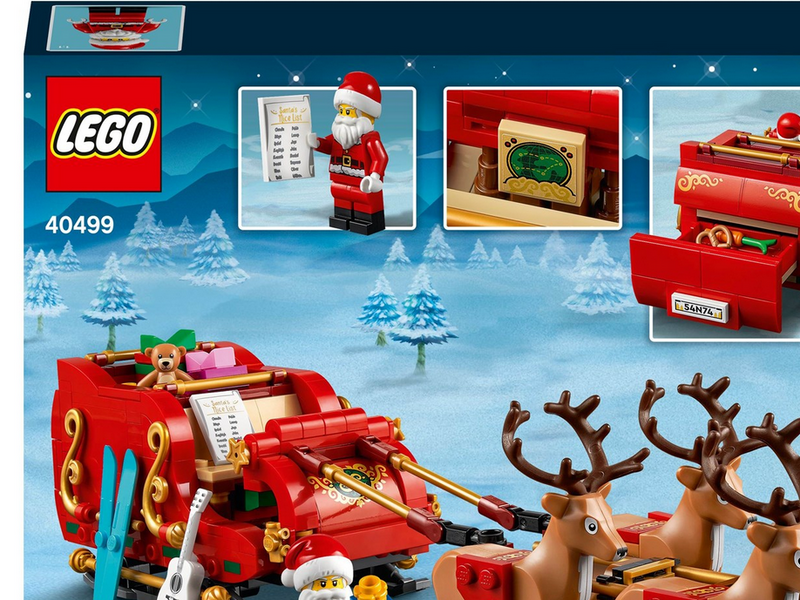 LEGO 40499 Schlitten des Weihnachtsmanns