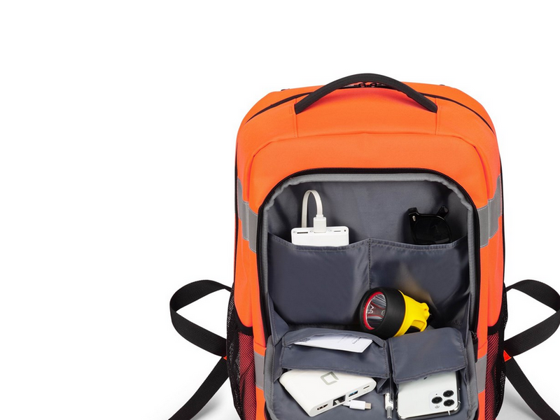 Dicota HI-VIS Rucksack - 24 Litern | Orange
