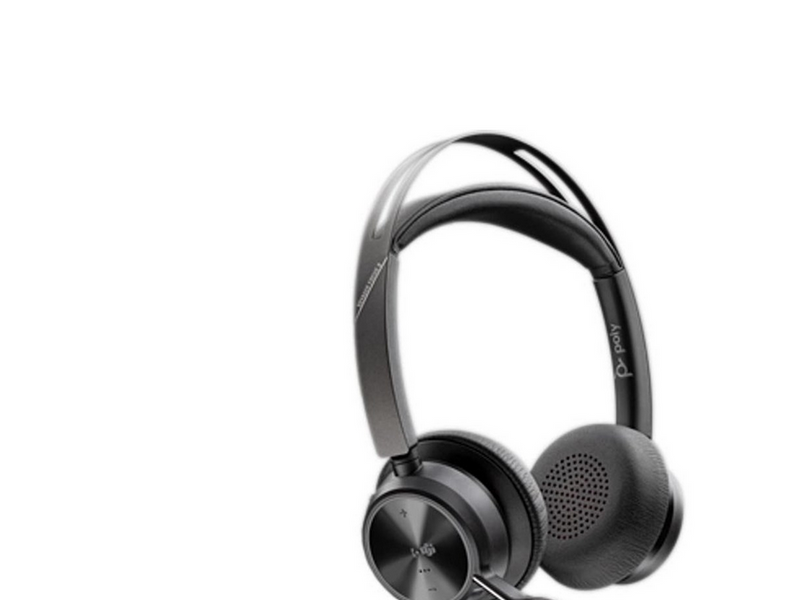 HP Poly Voyager Focus 2 Microsoft Teams Certified USB-C-C Headset +USB-C/A Adapter