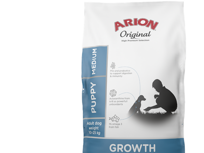 ARION original growth fish medium 12 kg