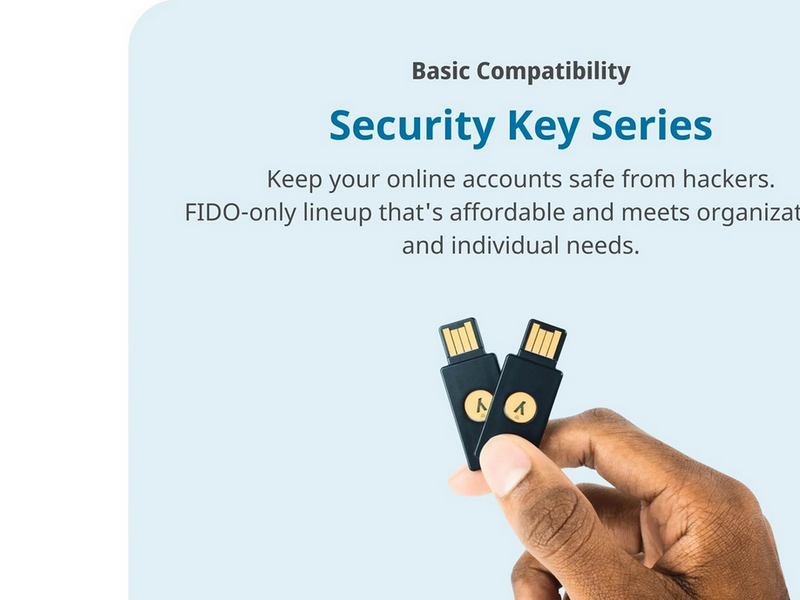 Yubico Security Key C NFC (USB-C) - Black - V. 5.71