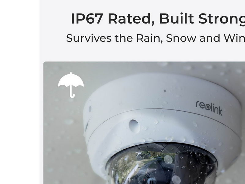 REOLINK P437 - Smart 4K PoE IK10 Camera with 5X Optical Zoom