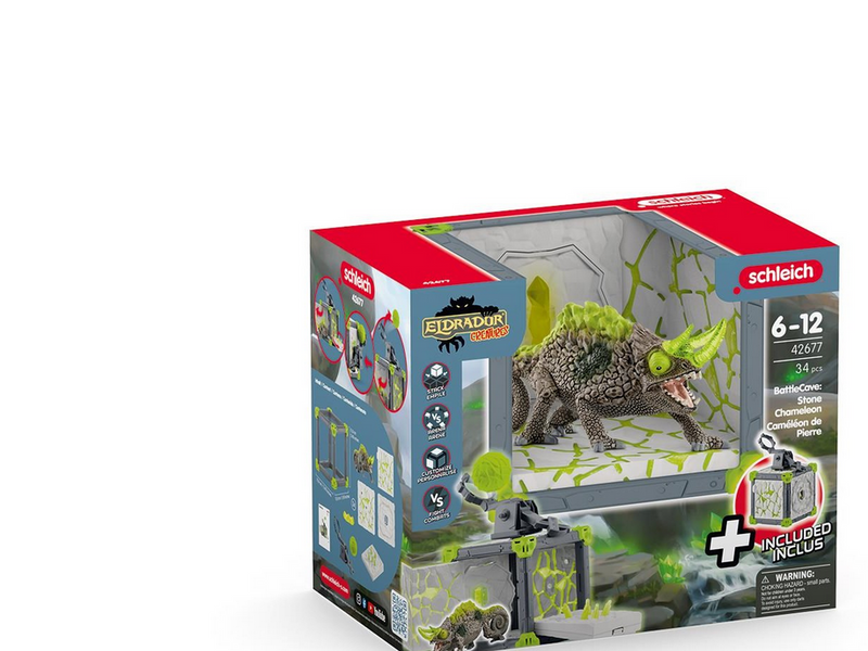 Schleich Eldrador BattleCave Stone Chameleon