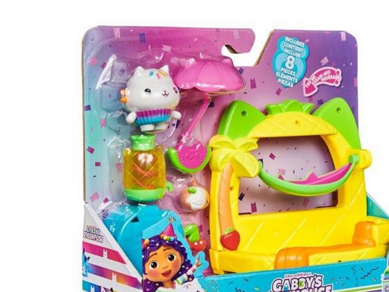 Gabby's Dollhouse Cakey’s Fruit Smoothie Balcony Playset
