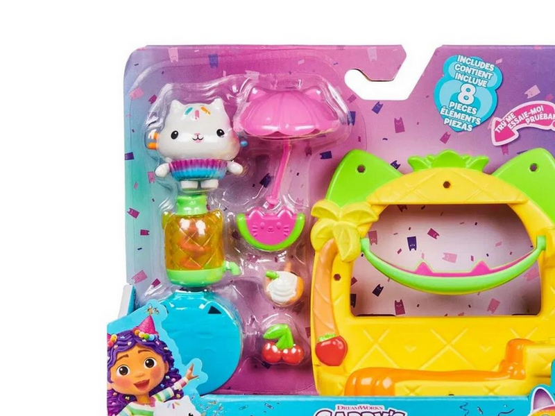 Gabby's Dollhouse Cakey’s Fruit Smoothie Balcony Playset